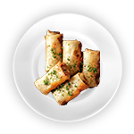 S2. (8pcs) Veggie Mini Rolls With Chilli Dip 