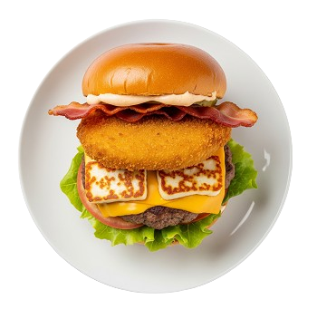 B5. Who’s Haggis Cheese With Salad 
