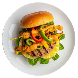 B3. Chicken Satay With Chips 